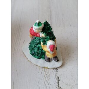 Kid fluff Christmas pine tree Village accessory xmas decor